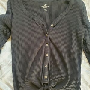 Hollister tie shirt